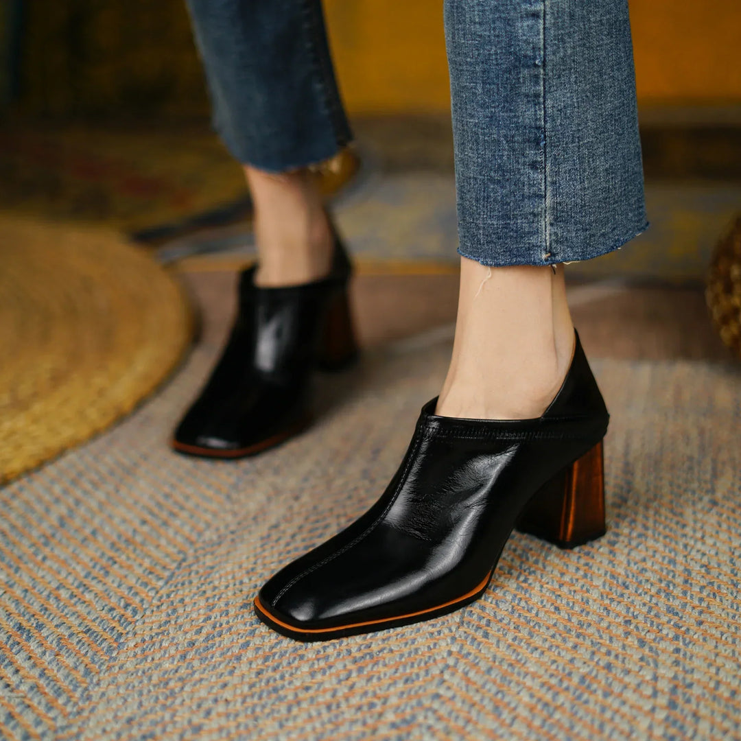 Orlissa™| Square Ankle Boots